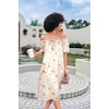 image:imageEkouaer Nightgown for Women Satin Silk Night Gown Loose Plus Size Sleepwear  Satin Silk Sleep Dress Loose Lounge Dress Short Sleeve Night Shirt Long Loungewear with bow for Wedding Party Sleep HomeChampagne Teddy