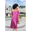 image:imageEkouaer Nightgown for Women Satin Silk Night Gown Loose Plus Size Sleepwear  Satin Silk Sleep Dress Loose Lounge Dress Short Sleeve Night Shirt Long Loungewear with bow for Wedding Party Sleep HomeRose Red