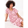 image:imageEkouaer Nightgown for Women Satin Silk Night Gown Loose Plus Size Sleepwear  Satin Silk Sleep Dress Loose Lounge Dress Short Sleeve Night Shirt Long Loungewear with bow for Wedding Party Sleep HomePink Teddy