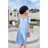 image:imageEkouaer Nightgown for Women Satin Silk Night Gown Loose Plus Size Sleepwear  Satin Silk Sleep Dress Loose Lounge Dress Short Sleeve Night Shirt Long Loungewear with bow for Wedding Party Sleep HomeLight Blue