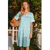 image:imageEkouaer Nightgowns for Women House Dress with Pockets Button Down Sleepshirt Short Sleeve Nightshirt Housecoat  Button Up Night GownsShort Sleeve HousecoatMoo Moos for Elderly WomenLabor and Delivery Gown for Pregnant and PostpartumGreen Floral