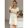 image:imageEkouaer Nightgowns for Women Short Sleeve Night Gowns Button Sleep Shirts  Short Sleeve Moo Moos with Pockets Lace Trim Sleep Dress Ruffles Night Dress Sweet Sleepwear Daily Sleep Garden DateYellow Flowers