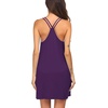 image:imageEkouaer Nightgowns for Women Sleeveless Nighties Sexy V Neck Sleep Dress  Chemise Sleep Shirt Racerback Night Shirt Cami Sleepwear Soft Nighty Night Dress Summer Date Night Seaside BeachPurple