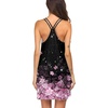 image:imageEkouaer Nightgowns for Women Sleeveless Nighties Sexy V Neck Sleep Dress  Chemise Sleep Shirt Racerback Night Shirt Cami Sleepwear Soft Nighty Night Dress Summer Date Night Seaside BeachBlack Pink Flower