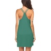 image:imageEkouaer Nightgowns for Women Sleeveless Nighties Sexy V Neck Sleep Dress  Chemise Sleep Shirt Racerback Night Shirt Cami Sleepwear Soft Nighty Night Dress Summer Date Night Seaside BeachCeladon Green