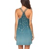 image:imageEkouaer Nightgowns for Women Sleeveless Nighties Sexy V Neck Sleep Dress  Chemise Sleep Shirt Racerback Night Shirt Cami Sleepwear Soft Nighty Night Dress Summer Date Night Seaside BeachBluegreen Vines