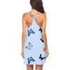 image:imageEkouaer Nightgowns for Women Sleeveless Nighties Sexy V Neck Sleep Dress  Chemise Sleep Shirt Racerback Night Shirt Cami Sleepwear Soft Nighty Night Dress Summer Date Night Seaside BeachLight Blue Butterfly