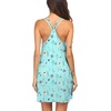 image:imageEkouaer Nightgowns for Women Sleeveless Nighties Sexy V Neck Sleep Dress  Chemise Sleep Shirt Racerback Night Shirt Cami Sleepwear Soft Nighty Night Dress Summer Date Night Seaside BeachLight Blue Floral