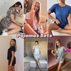 image:imageEkouaer Womens Pajama Sets Short Sleeve Pajamas for Women Sets 2 Piece Lounge Sets Soft Sleepwear PJSRose