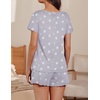 image:imageEkouaer Womens Pajama Sets Short Sleeve Pajamas for Women Sets 2 Piece Lounge Sets Soft Sleepwear PJSStar