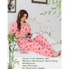 image:imageEkouaer Womens Pajama Sets Viscose from Bamboo Top With Pants Lounge Set  Soft Viscose from Bamboo Short Sleeve with Pants Sets Modal Daily WearMonthers Day GiftStraberry