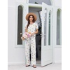 image:imageEkouaer Womens Pajama Sets Viscose from Bamboo Top With Pants Lounge Set  Soft Viscose from Bamboo Short Sleeve with Pants Sets Modal Daily WearMonthers Day GiftDaisy
