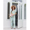 image:imageEkouaer Womens Pajama Sets Viscose from Bamboo Top With Pants Lounge Set  Soft Viscose from Bamboo Short Sleeve with Pants Sets Modal Daily WearMonthers Day GiftDaisy Bouquet