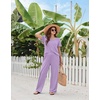image:imageEkouaer Womens Pajama Sets Viscose from Bamboo Top With Pants Lounge Set  Soft Viscose from Bamboo Short Sleeve with Pants Sets Modal Daily WearMonthers Day GiftLavender