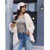 image:imageWomens Long Sleeve Shirts V Neck Slim Fit Tops Thermal Undershirts 3 Pack  Long sleeve shirts for women ribbed texture and slim fit design for sweater layers work outfits and everyday wearBlackHeather GreyWhite