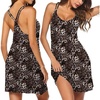 image:imageEkouaer Nightgowns for Women Sleeveless Nighties Sexy V Neck Sleep Dress  Chemise Sleep Shirt Racerback Night Shirt Cami Sleepwear Soft Nighty Night Dress Summer Date Night Seaside BeachLeopard Print