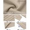 image:imageEkouaer 2 Piece Sets for Women Lounge Set Airport Fall Travel Outfits 2026  Pleated Top Long Sleeve Wide Leg Pants Casual Tracksuit Matching Sets Cozy Sweatsuits Vacation Fashion Women ClothingCoffee