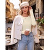 image:imageEkouaer Womens Long Sleeve Shirts Thumb Hole Tops Thermal Fall Clothes  Crew Neck T Shirts Loose Fit Undershirts Layering Casual Work Winter OutfitsBeige