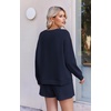 image:imageEkouaer Womens Lounge Sets Pajamas 2026 Fall Long Sleeve TopampShorts XSXXL  Matching 2 Piece SetsFall outfitsLoungewear for TravelVacationAirportHomeDaily WearShorts with PocketsNavy Blue