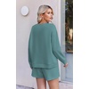 image:imageEkouaer Womens Lounge Sets Pajamas 2026 Fall Long Sleeve TopampShorts XSXXL  Matching 2 Piece SetsFall outfitsLoungewear for TravelVacationAirportHomeDaily WearShorts with PocketsSage Greeen