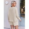 image:imageEkouaer Womens Lounge Sets Pajamas 2026 Fall Long Sleeve TopampShorts XSXXL  Matching 2 Piece SetsFall outfitsLoungewear for TravelVacationAirportHomeDaily WearShorts with PocketsApricot