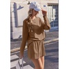 image:imageEkouaer Womens Lounge Sets Pajamas 2026 Fall Long Sleeve TopampShorts XSXXL  Matching 2 Piece SetsFall outfitsLoungewear for TravelVacationAirportHomeDaily WearShorts with PocketsDark Khaki