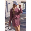 image:imageEkouaer Womens Lounge Sets Pajamas 2026 Fall Long Sleeve TopampShorts XSXXL  Matching 2 Piece SetsFall outfitsLoungewear for TravelVacationAirportHomeDaily WearShorts with PocketsOld Rose