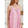 image:imageEkouaer Womens Nightgown Sleeveless Sleepwear V Neck Racerback Sleep Dress  Ladies Night Dress Sexy Pjama Dress Cute Nighties Soft Sleep Shirts for Sleep Home Daily Wear Travel SummerFloral Pink