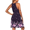image:imageEkouaer Womens Nightgown Sleeveless Sleepwear V Neck Racerback Sleep Dress  Ladies Night Dress Sexy Pjama Dress Cute Nighties Soft Sleep Shirts for Sleep Home Daily Wear Travel SummerPurple Flower