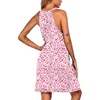image:imageEkouaer Womens Nightgown Sleeveless Sleepwear V Neck Racerback Sleep Dress  Ladies Night Dress Sexy Pjama Dress Cute Nighties Soft Sleep Shirts for Sleep Home Daily Wear Travel SummerFloral Pink