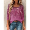 image:imageEkouaer 34 Sleeve Womens Tops Scoop Neck T Shirts 2026 Casual Basic Tees  Casual TopsCute Basic Tops Vacation OutfitsComfy Basic TeesLoose Fit Tops For AllSeason Daily Wearavailable in S3XLPinkxh370