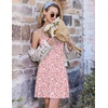image:imageEkouaer Nightgowns for Women Bamboo Viscose Sleeveless Night Gown  Cooling Soft Breathable Lightweight Fabric Racerback Chemise Soft Sleepwear Tank Sleep Shirt Spaghetti Strap NightiesFloral Pink