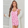 image:imageEkouaer Pajama for Women Set 2 Piece Lightweight Ruffle Pajamas  Soft Sexy Sleepwear Cami and Shorts Sleep Set Bridal Bridesmaid Pj SummerFall Sleep SetsPinkbow