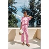 image:imageEkouaer Pajamas for Women Set Silky Satin 2 Piece Lounge Sets with Pockets  Lightweight pjselastic waist long pantsloose drop shoulderallseason daily weargreat giftwedding bridal partySXXXLBow