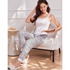 image:imageEkouaer Womens Jogger Pajamas Pants Soft Lounge Pj Bottoms with Pockets  Cozy Long Sleep PantsClassic Plaid PrintComfy Pj PantsCasual Loose Sport Yoga SweatpantsHome loungewear Festival GiftsFlower
