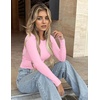 image:imageEkouaer Womens Long Sleeve Shirts Tight Fitted Tops Thermal Underscrubs  Super Stretchy Lightweight Basic Y2K Tops Compression Undershirts Base Layer Crewneck Going Out Tees Fall Fashion 2026Pink