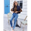image:imageEkouaer Womens Mesh Long Sleeve Tops Fall Fashion Mock Neck Slim Fit Shirts  Mock Turtleneck Floral Pattern Sheer Tulle Night Out Clothes Stretchy See Though Outfits Sexy Thermal BlousesBrown