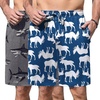 Blue Print and Gray Shark
