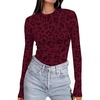 Wine Red Leopard