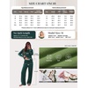 image:imageEkouaer Womens Pajamas Long Sleeve Pjs Soft Loungewear 2 Piece Lounge Sets  Loose Pants with PocketsComfy Fall Winter SleepwearHeart Gray