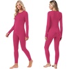 image:imageEkouaer Thermal Underwear for Women Long Johns Base Layer Winter ClothesRose Red