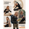 image:imageEkouaer Thermal Underwear for Women Long Johns Sets Lightweight Base LayerBlackGreyBeige