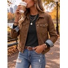 image:imageEkouaer Womens Long Sleeve Shirts Casual Crewneck Tops Fall ClothesBlack