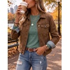 image:imageEkouaer Womens Long Sleeve Shirts Casual Crewneck Tops Fall ClothesGreen