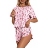 image:imageEkouaer Womens Pajama Sets Sexy Lounge Sets Side Split Short Pj SetsBowtie Boots