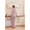 image:imageEkouaer Pajamas for Women Set Soft Longe Sleeve 2 Piece Lounge SetLight Pink