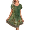 Green Boho Floral