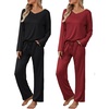 Black  Wine Red