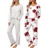 Pink Floral white Floral