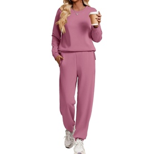 image:imageEkouaer 2 Piece Lounge Sets for Women Matching Jogger Pants Fall OutfitsDusty Rose